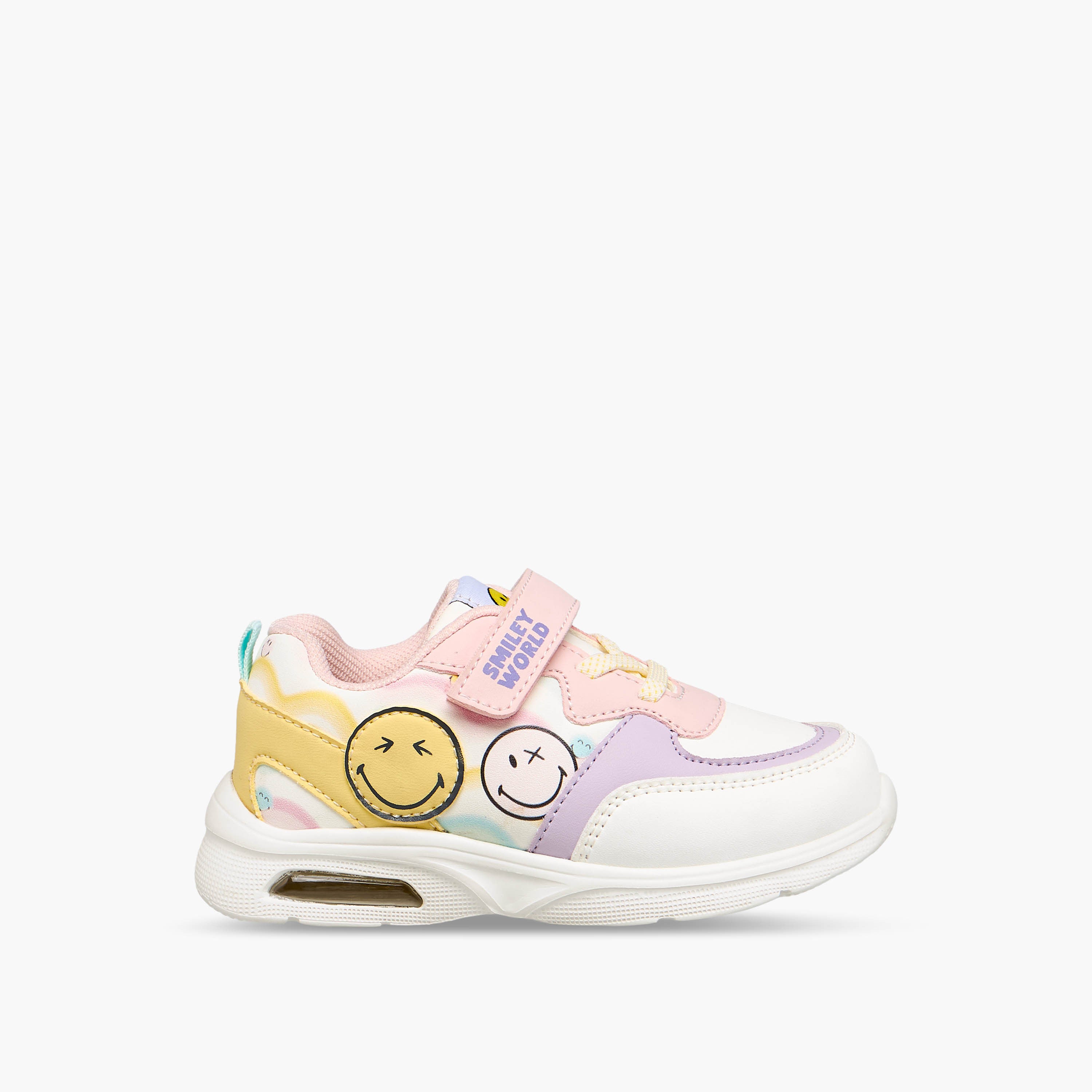 SmileyWorld Girls Colorblock Sneakers