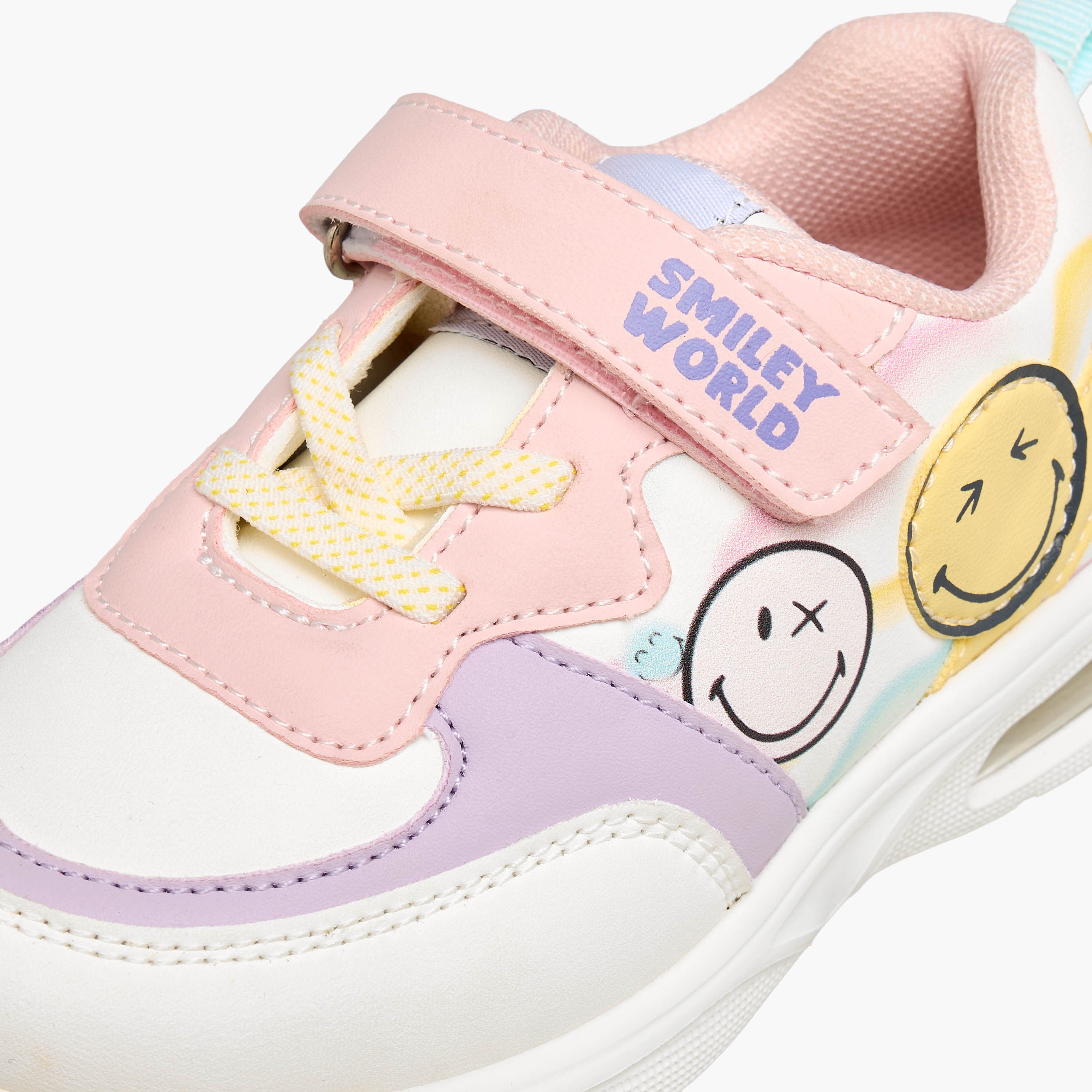 SmileyWorld Girls Colorblock Sneakers