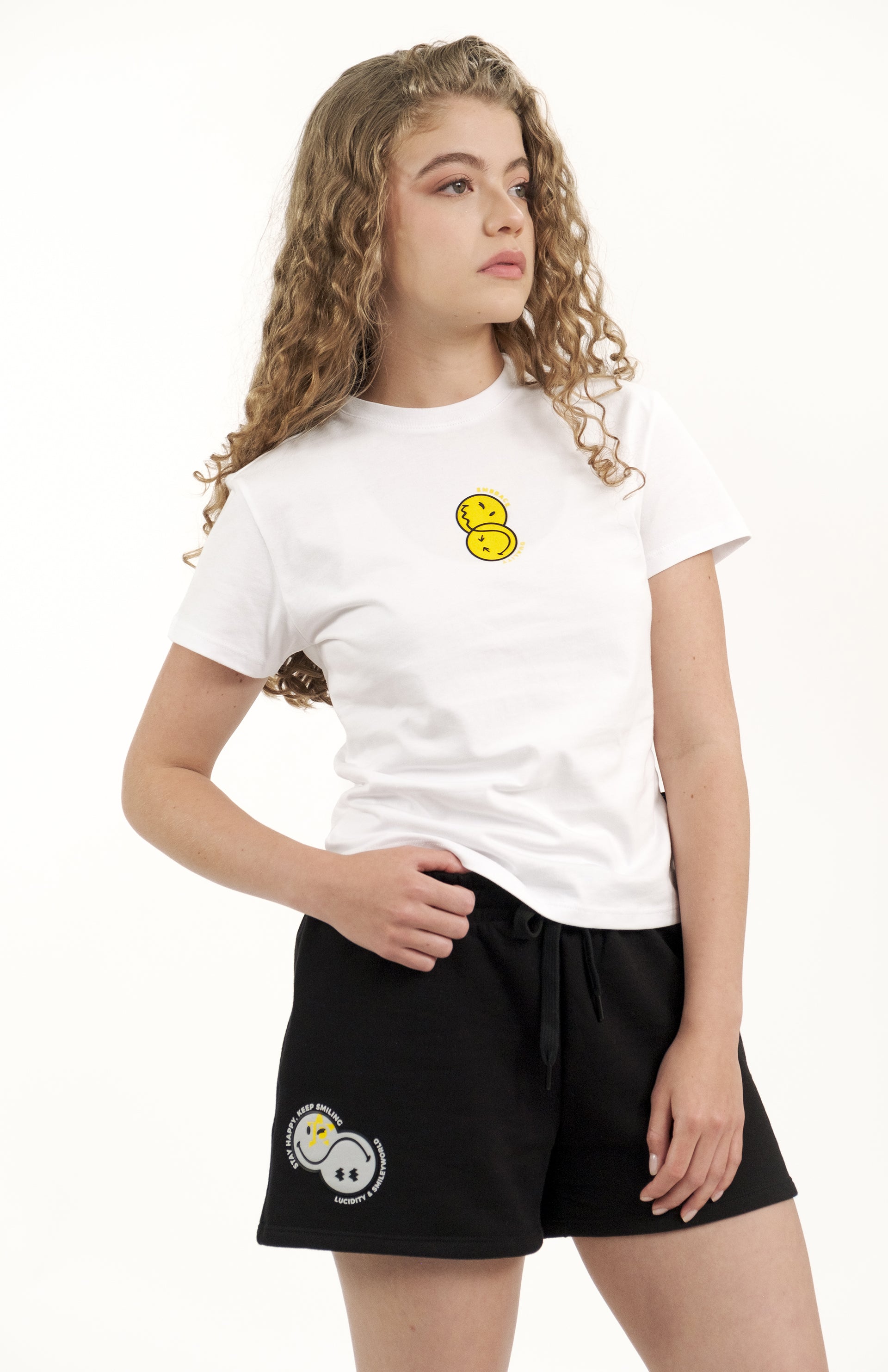 Embrace Duality Fitted SmileyWorld® Tee