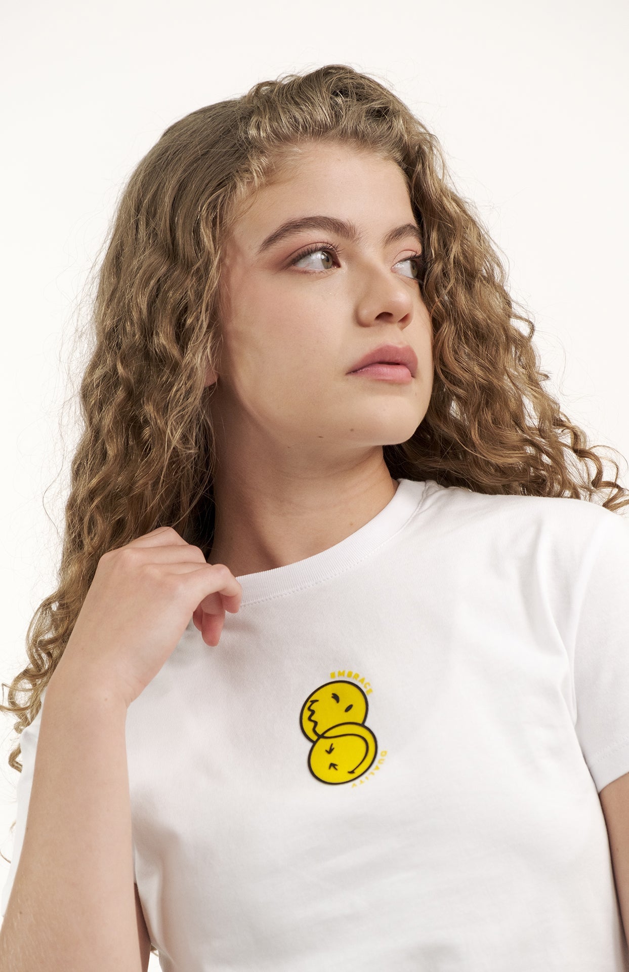 Embrace Duality Fitted SmileyWorld® Tee