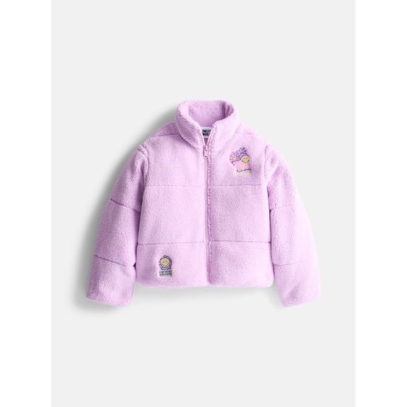 Smiley World Girls Puffer Jacket, Sizes 4-12