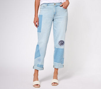Logo by Lori Goldstein x SmileyWorld Special Edition Petite Jeans