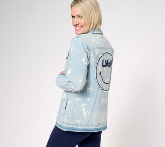 Logo by Lori Goldstein x SmileyWorld Special Edition Jean Jacket