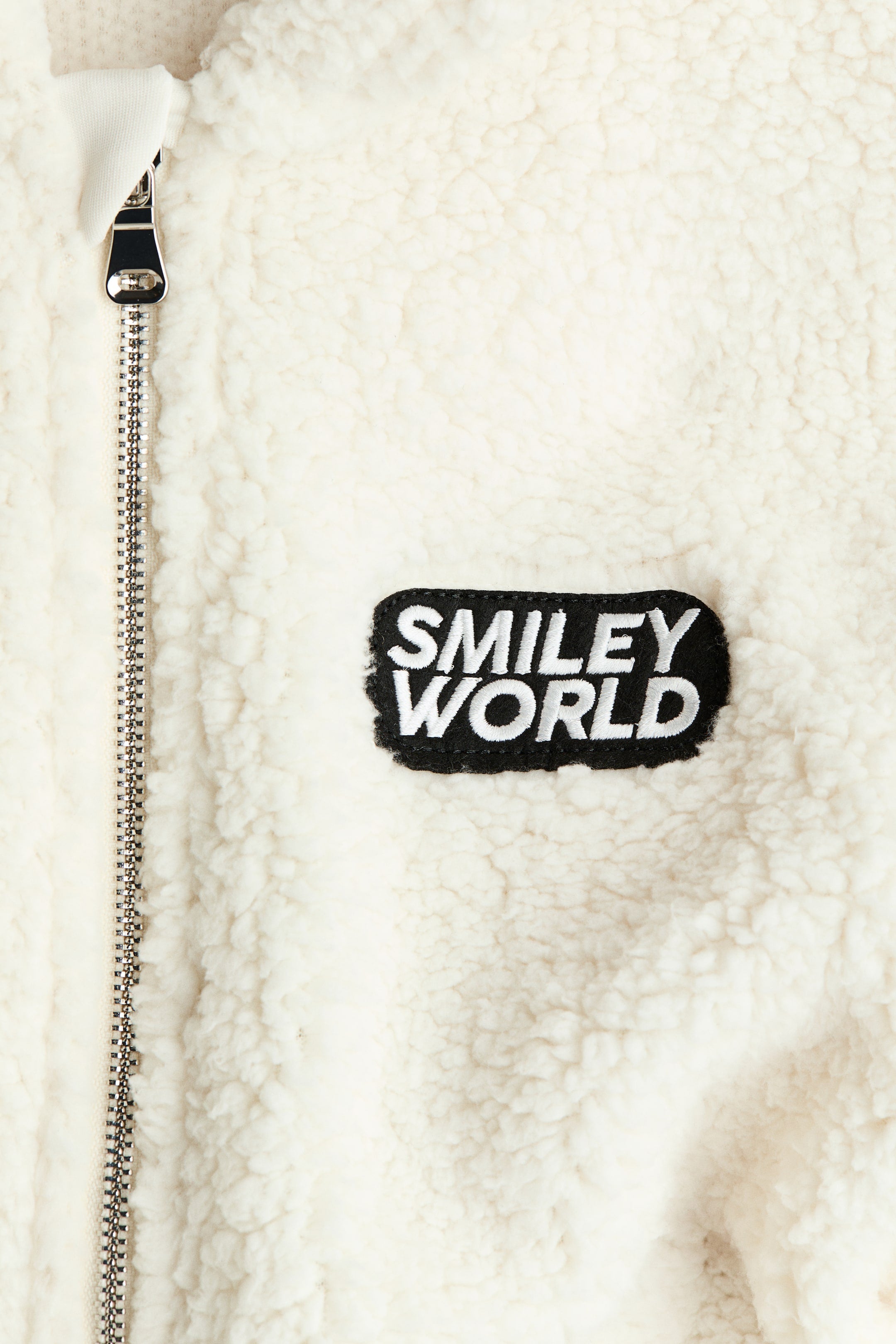 Teddy zip-through hoodie