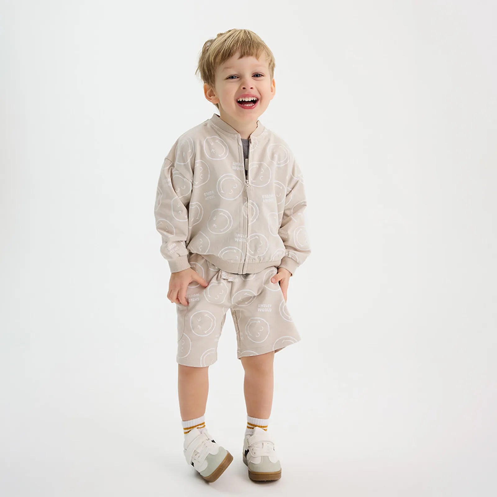 Cool Club, Boys' Shorts, Beige, SmileyWorld