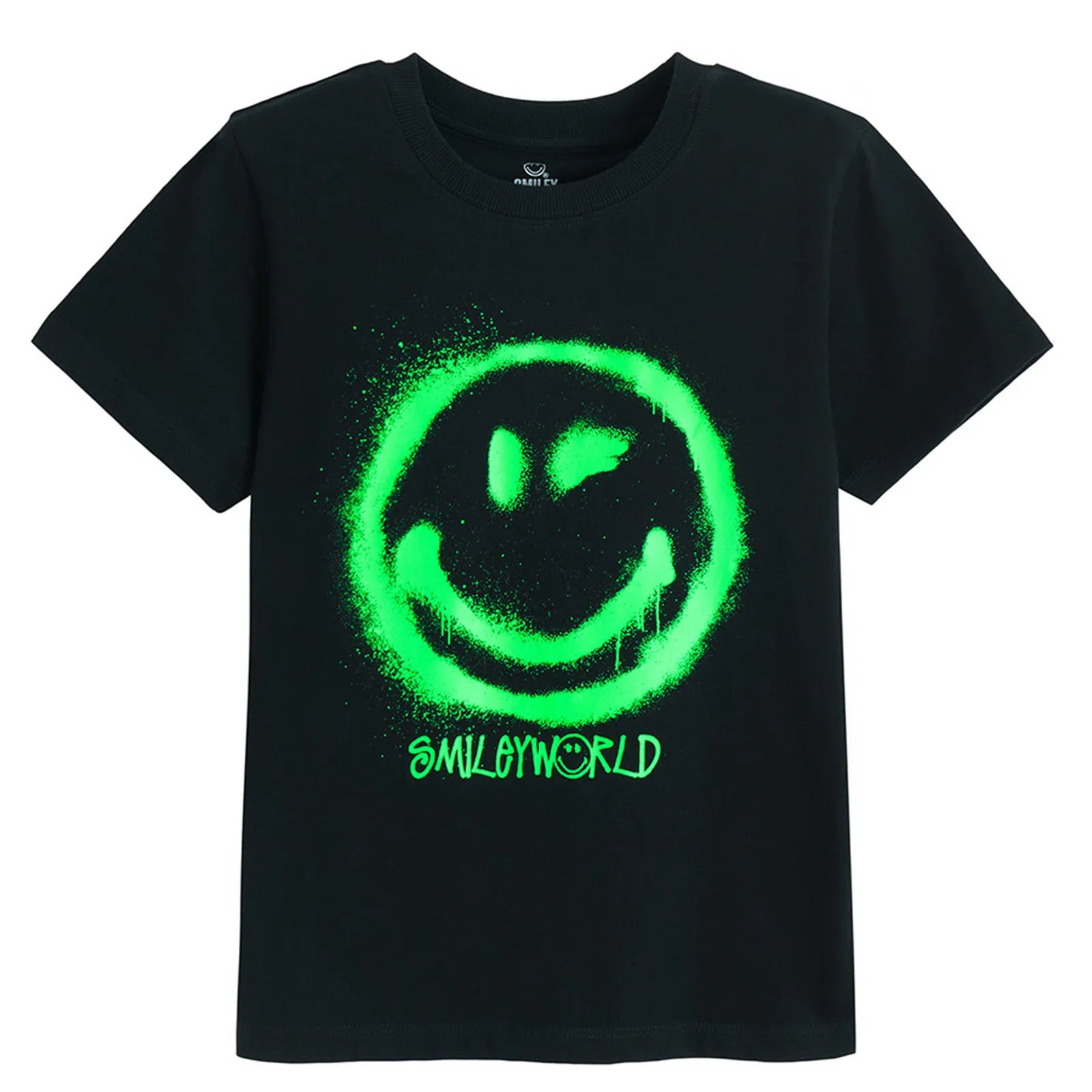 Cool Club, Boy's T-shirt, Black, SmileyWorld