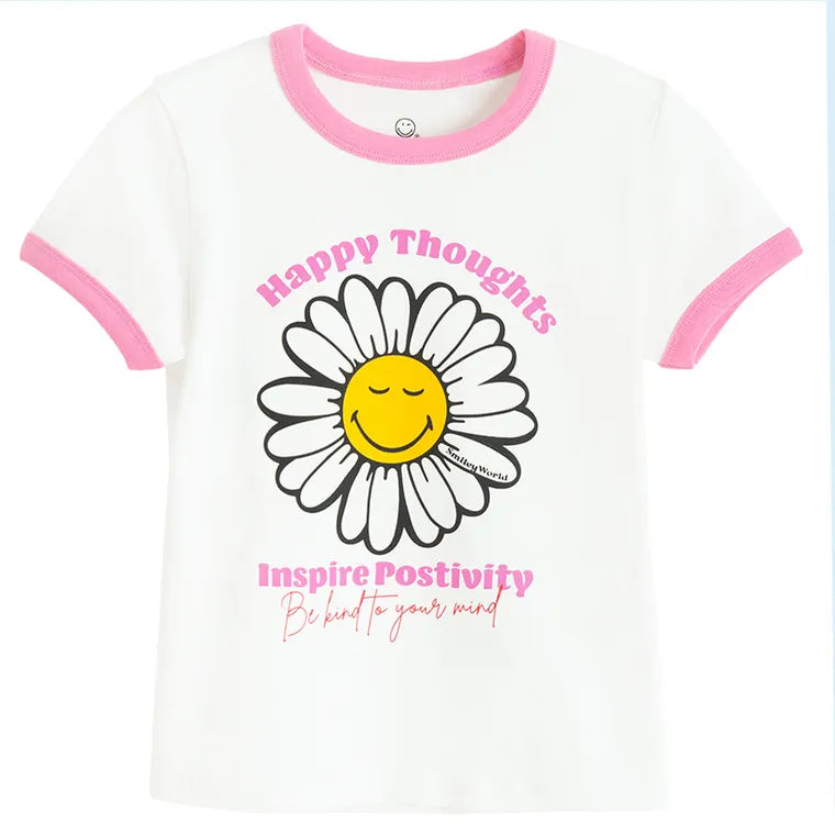 Cool Club, Girls' T-shirt, White, SmileyWorld