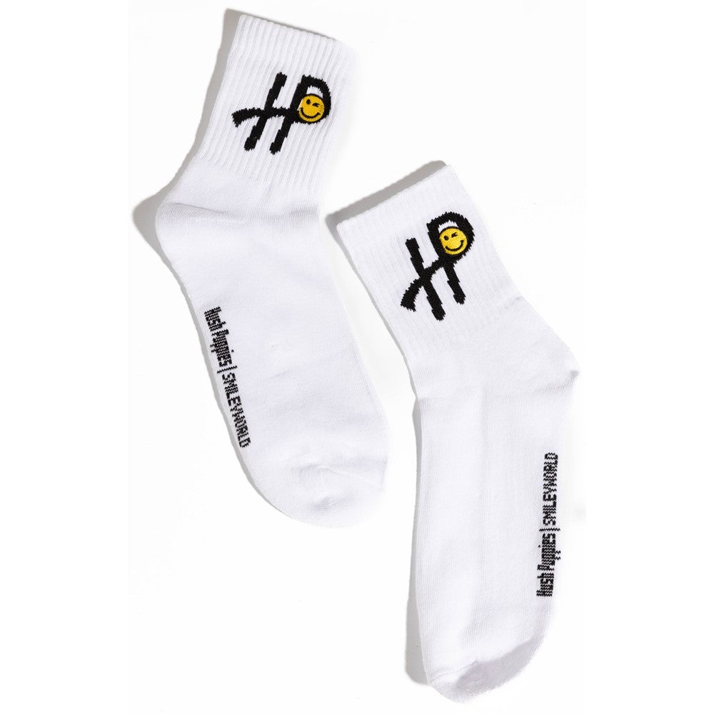 Men's White SmileyWorld® Socks