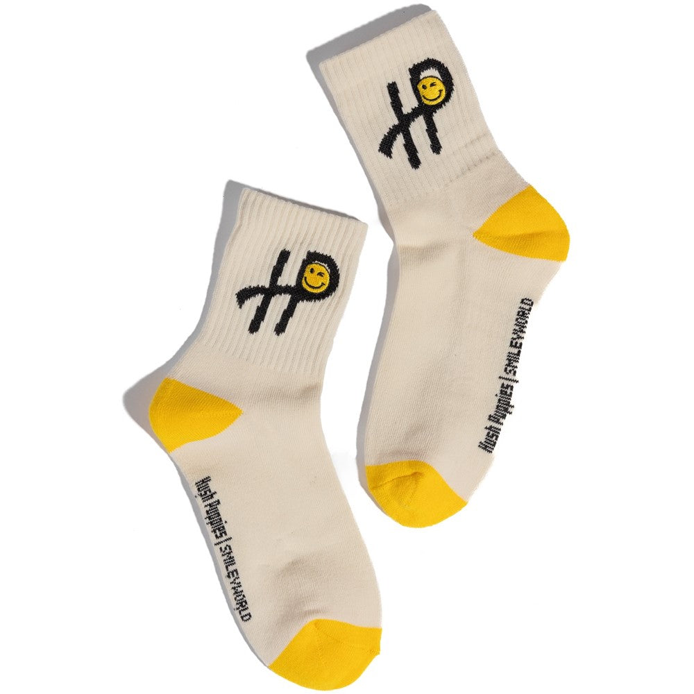 Women's Cream SmileyWorld® Socks