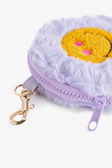 Sac porte-clés SmileyWorld® violet lilas