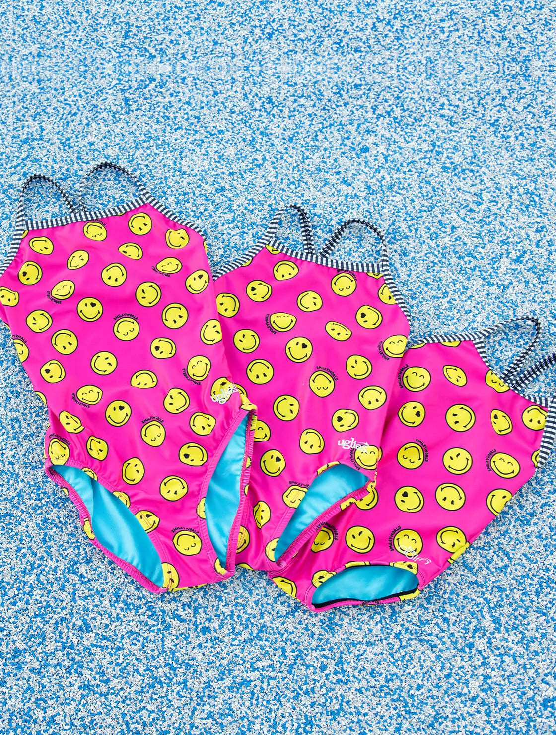 Women's Uglies | SmileyWorld All Smiles V-Back One Piece Swimsuit