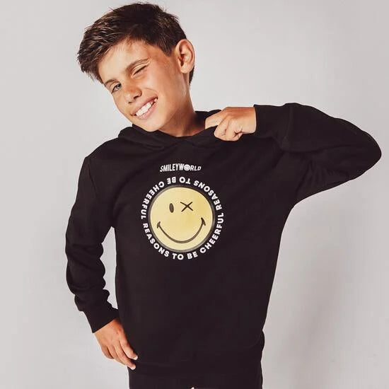 Hoodie with smiley face shop
