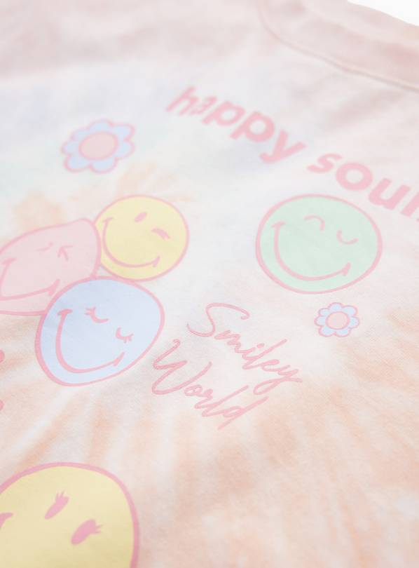 Tie Dye Smiley Graphic T-Shirt 6 years