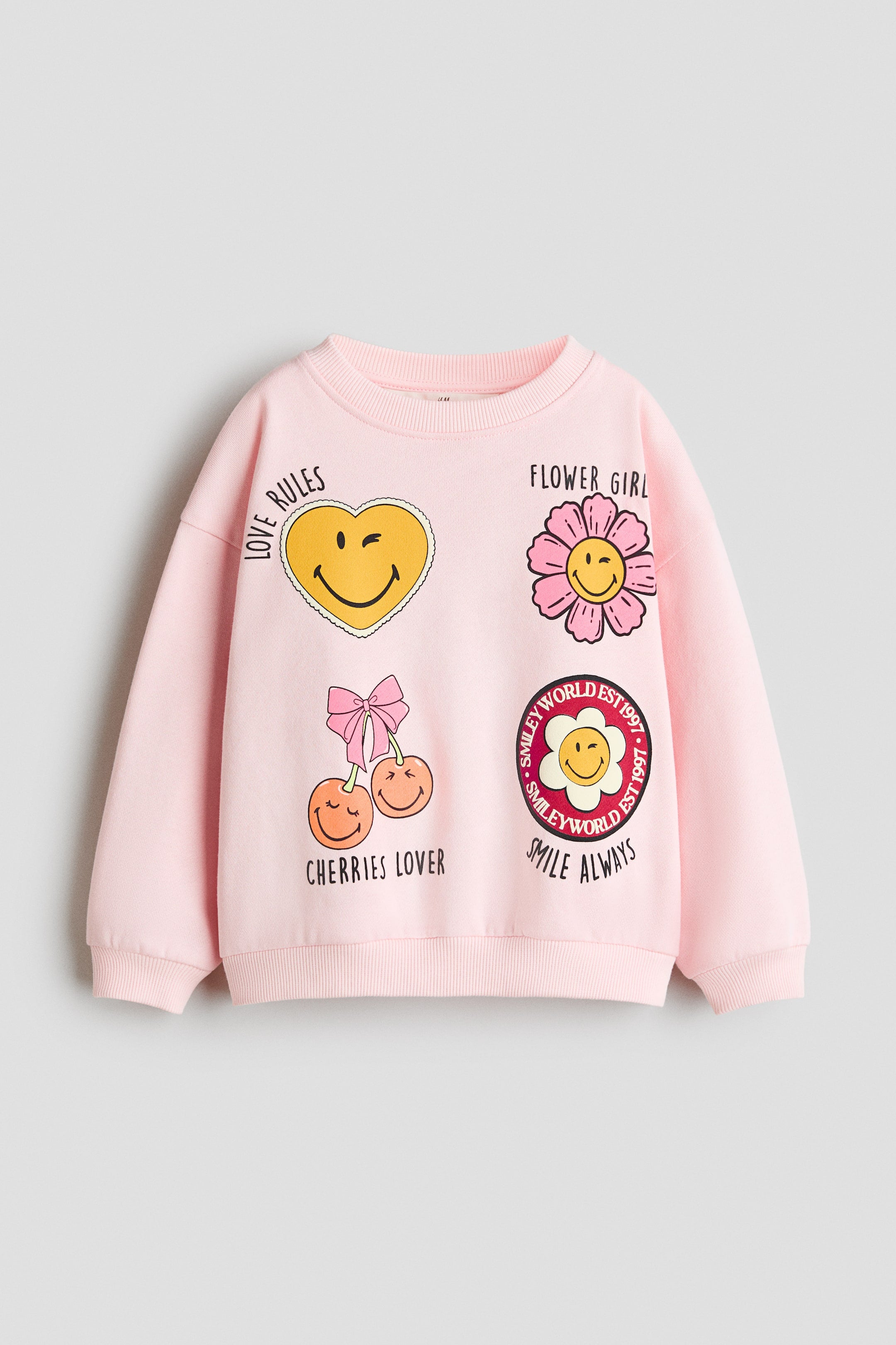 Oversized printed sweatshirt