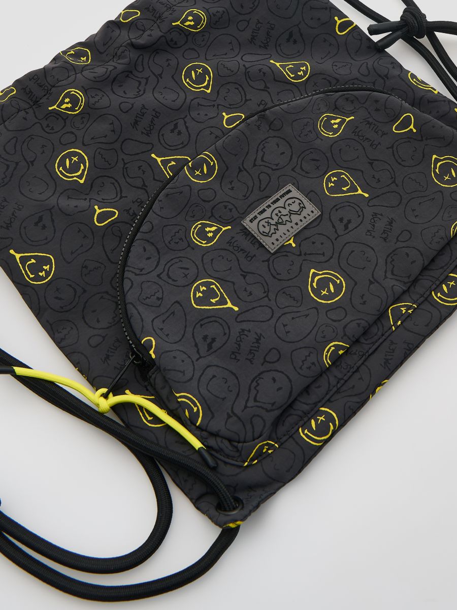 SmileyWorld® drawstring backpack