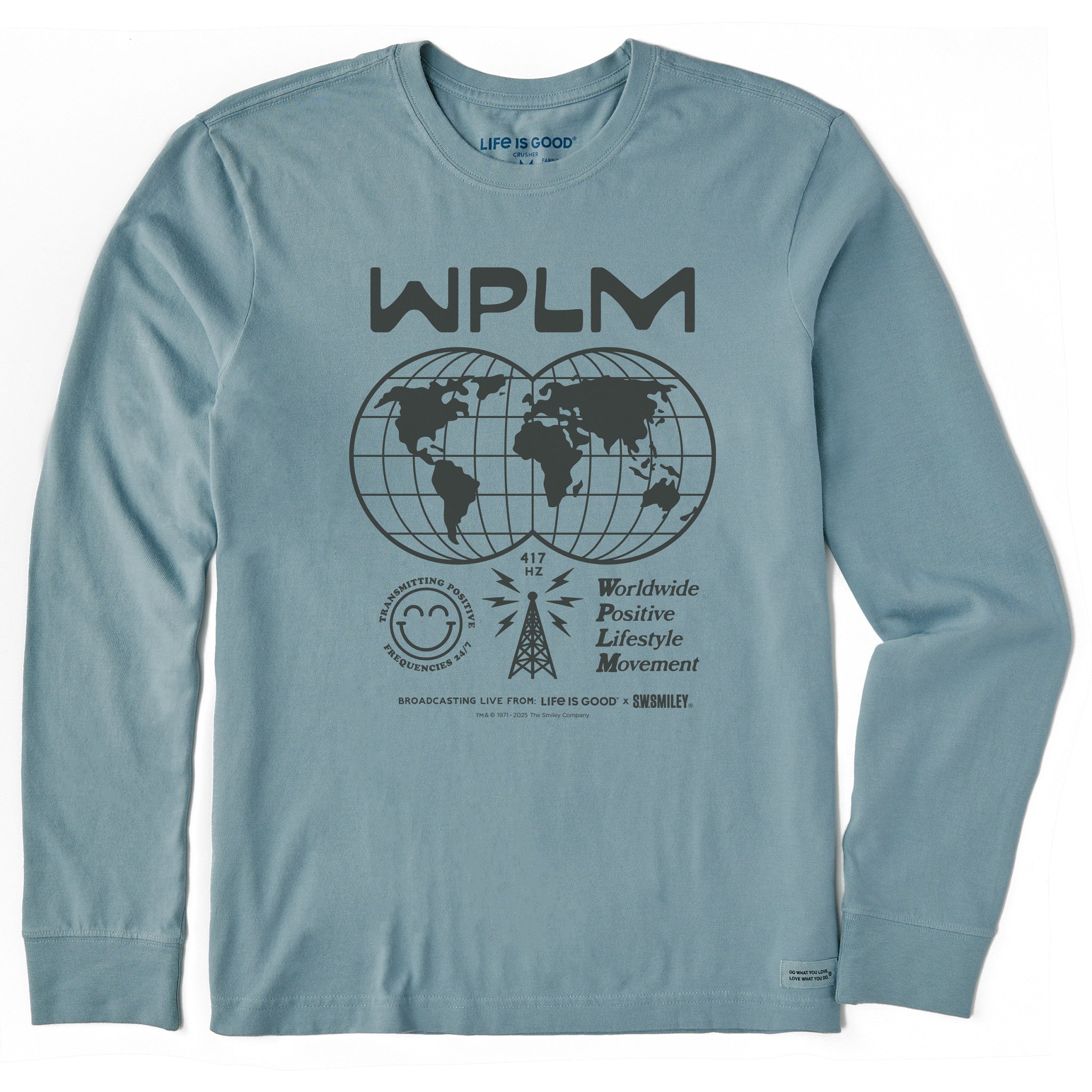 LIG | S.W.Smiley WPLM Long Sleeve Crusher Tee