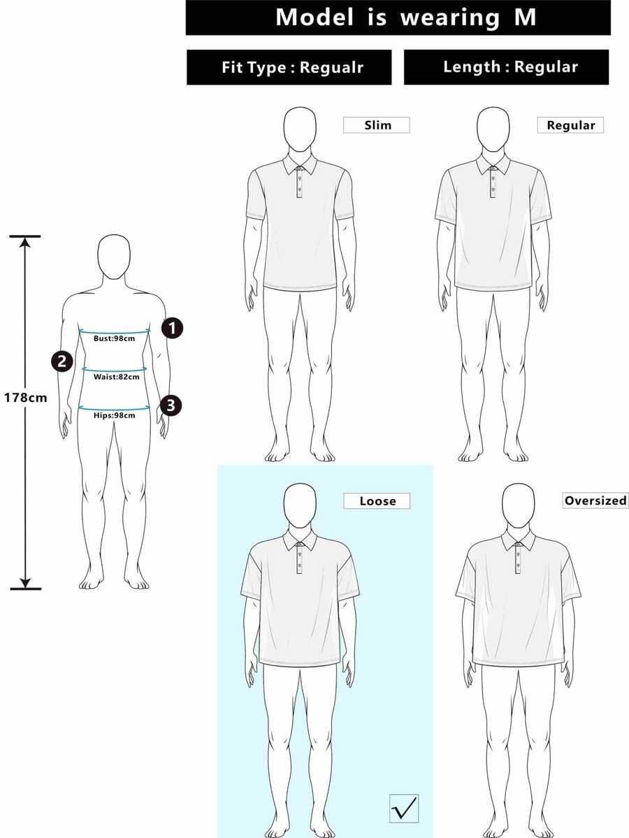 ROMWE MEN S.W.Smiley X ROMWE Men's Short Sleeve S.W. Collaboration PU Patchwork Polo Shirt