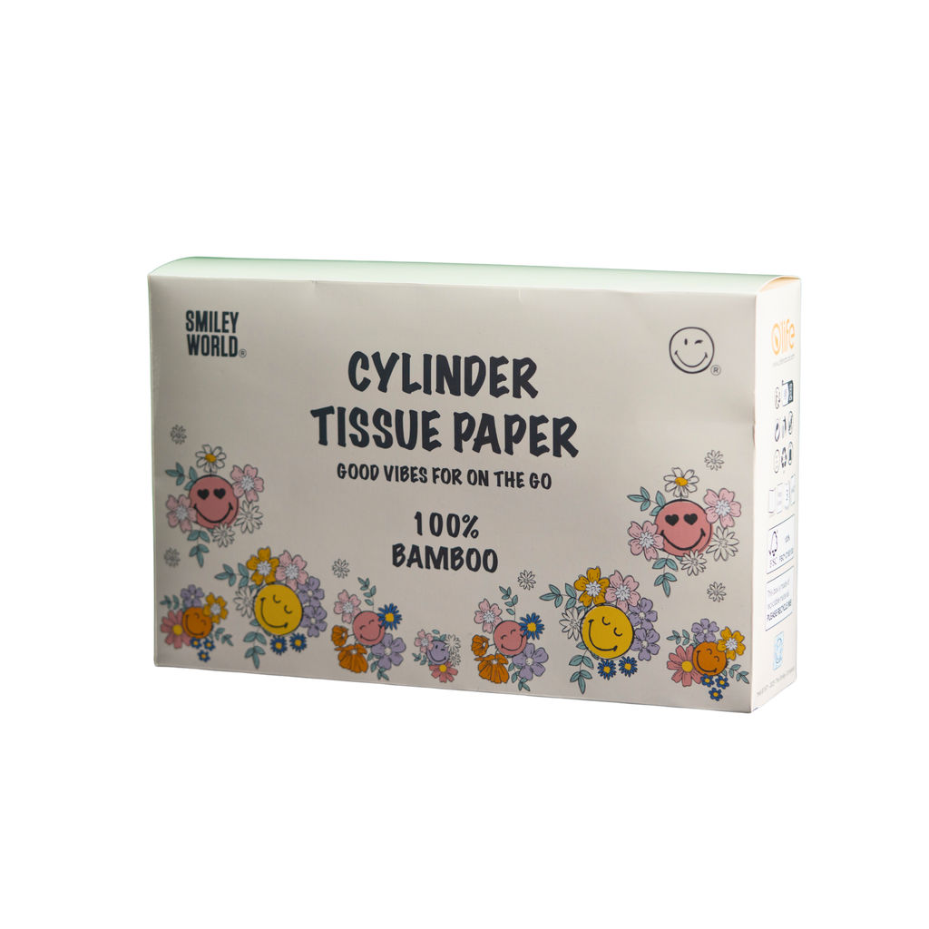 SmileyWorld® Car & Home Cylinder Tissues 4-Pack