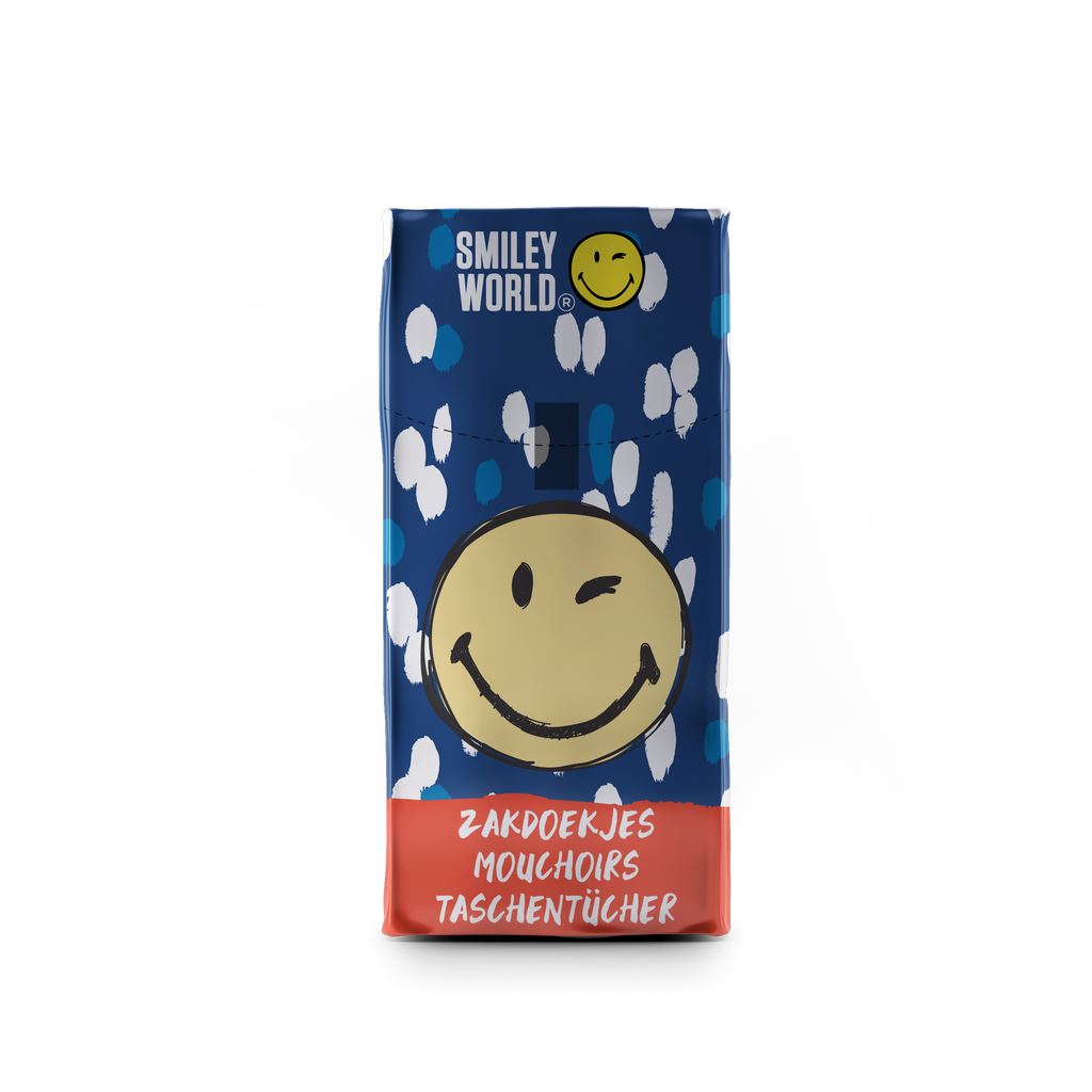 SmileyWorld® Handy 4-Ply Pocket Tissues