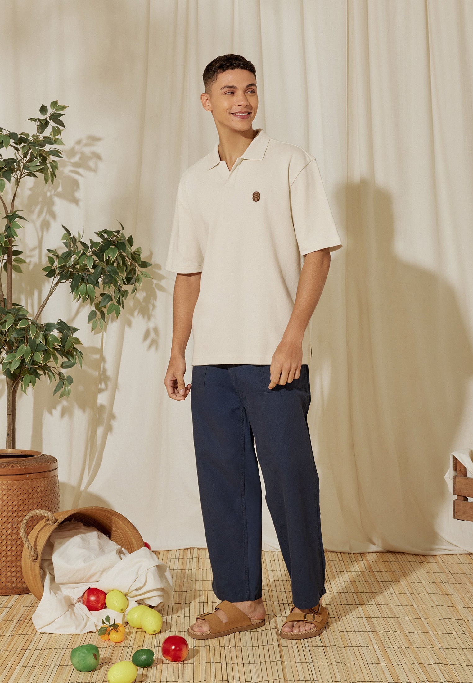 Osella x S.W Smiley Luca Polo Shirt