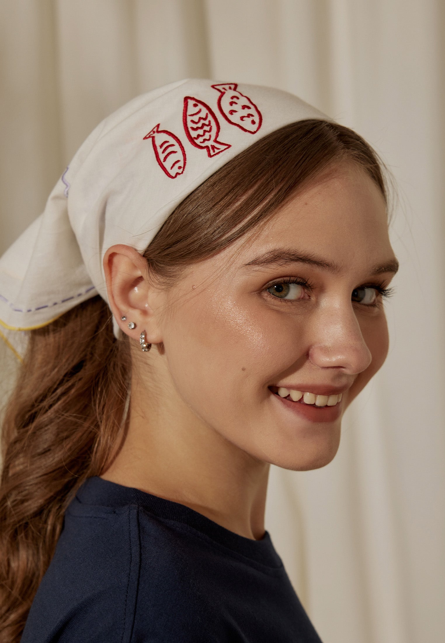 Osella x S.W Smiley Summer Scarf