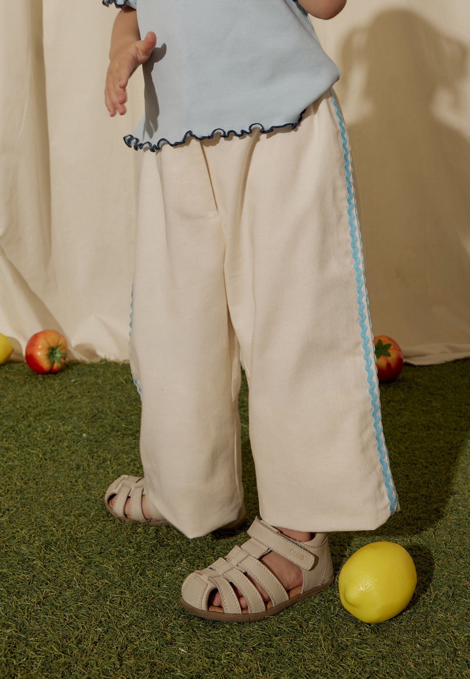Osella Kids x Smiley World Kano Linen Pants