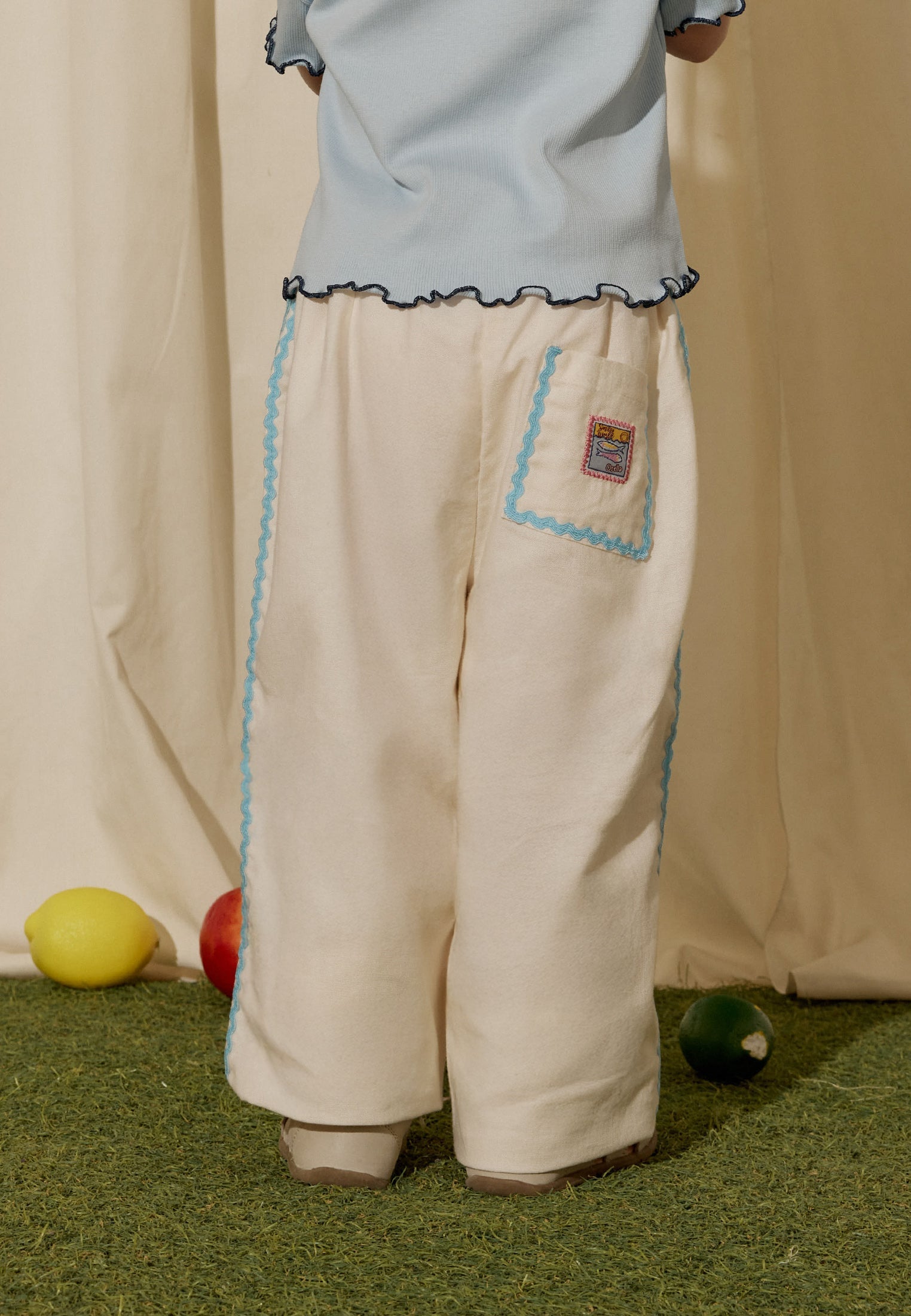 Osella Kids x Smiley World Kano Linen Pants