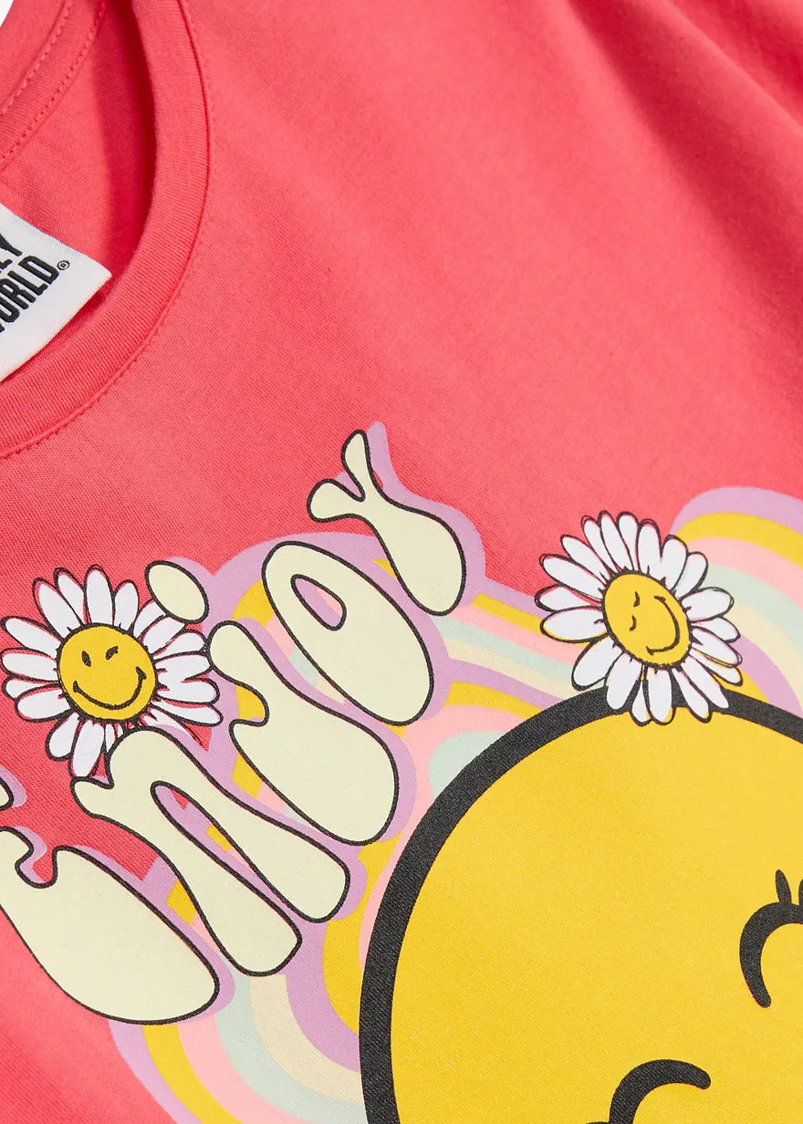 Smiley T-shirt made of pure cotton