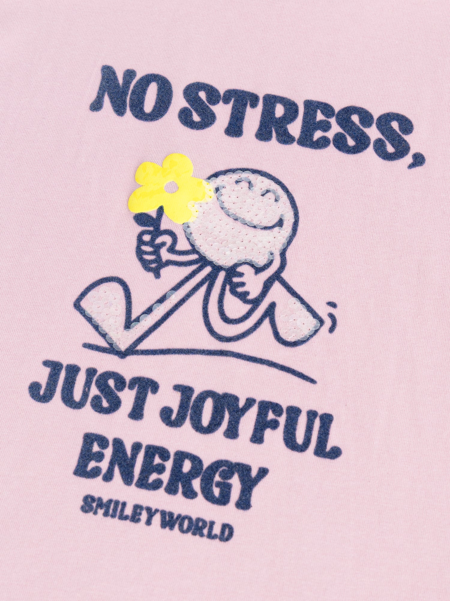 Long Sleeve Pink T-Shirt with SMILEYWORLD® Print for Girls