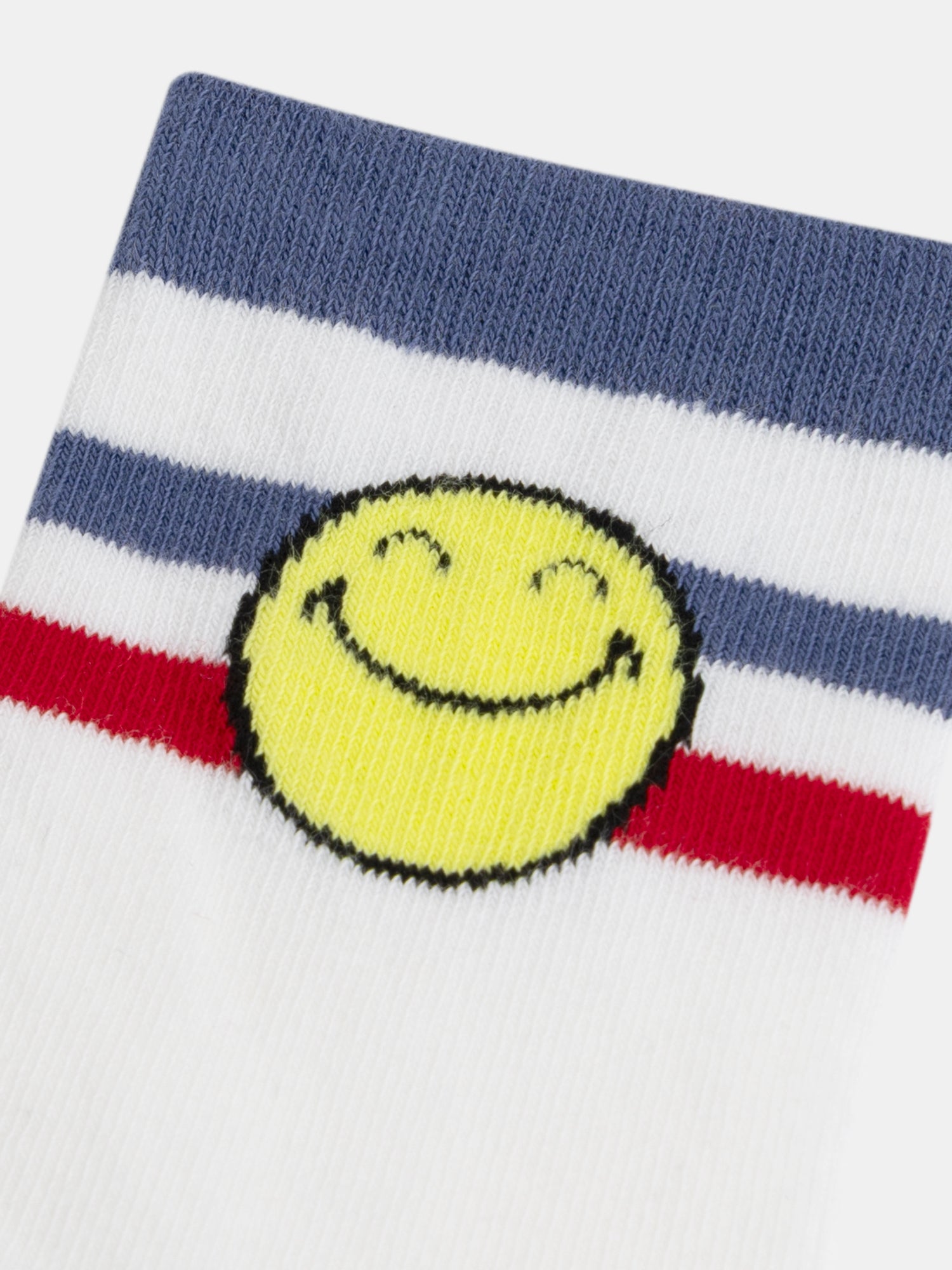White socks with SMILEYWORLD® pattern