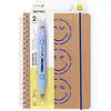Yoobi SmileyWorld® Spiral Journal with Kraft Marker 4.5" X 6.5", 1.0 set