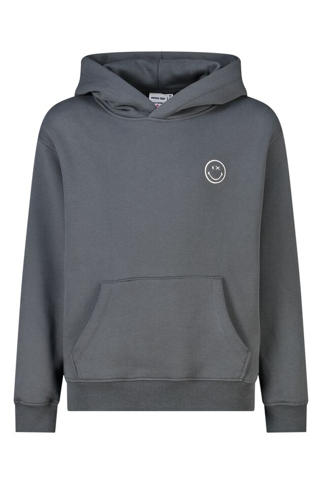 Relaxed fit Smileyworld® hoodie with embroidery