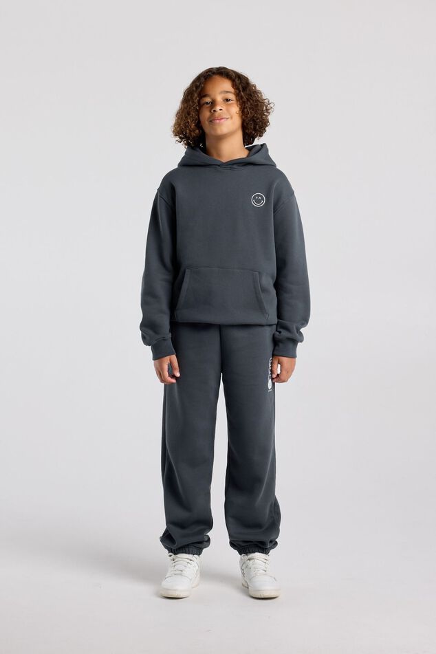 Relaxed fit Smileyworld® hoodie with embroidery
