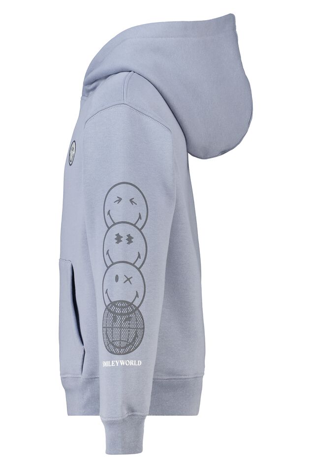Relaxed fit Smileyworld® hoodie with embroidery