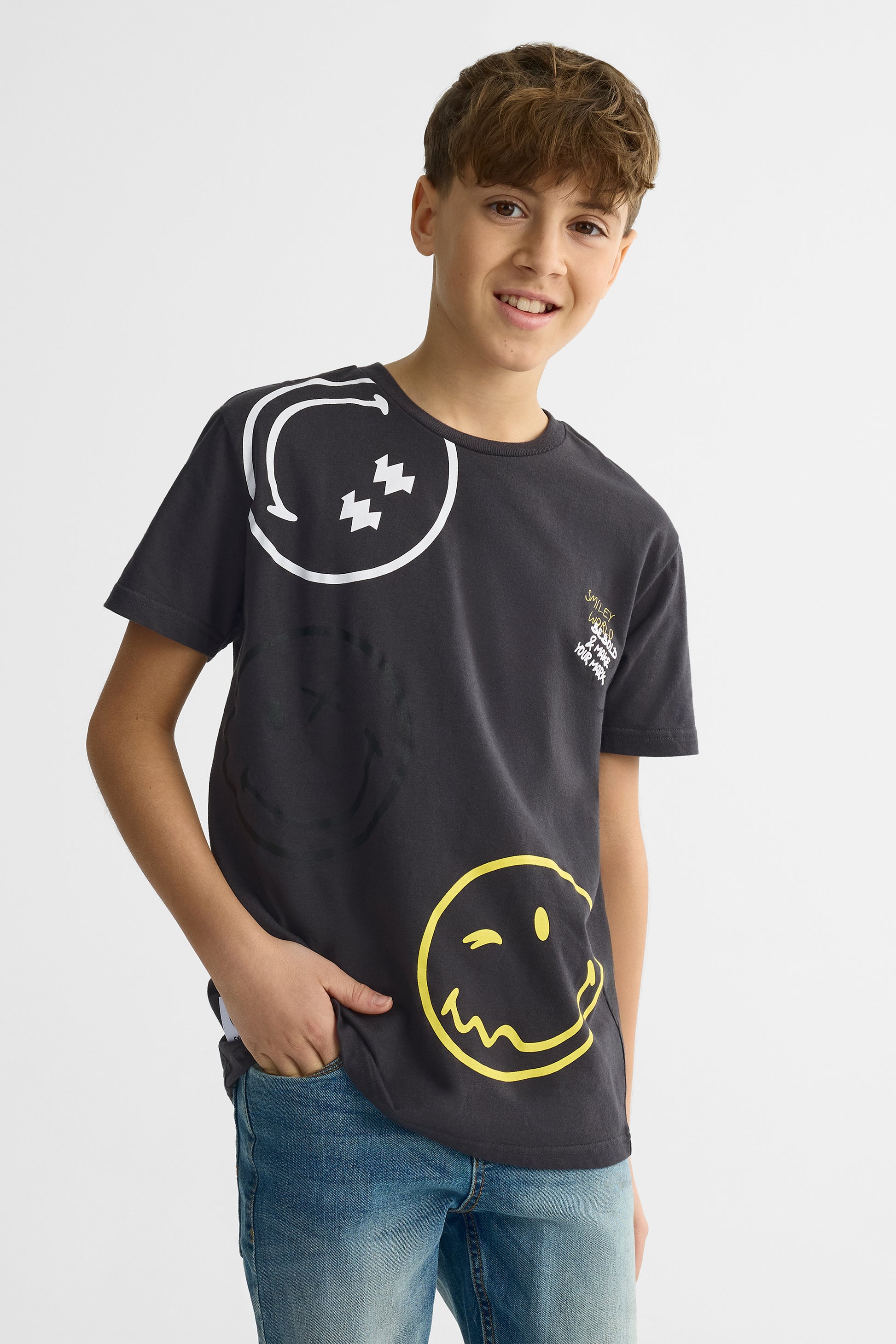 Smiley World graphic t-shirt - Teen boy