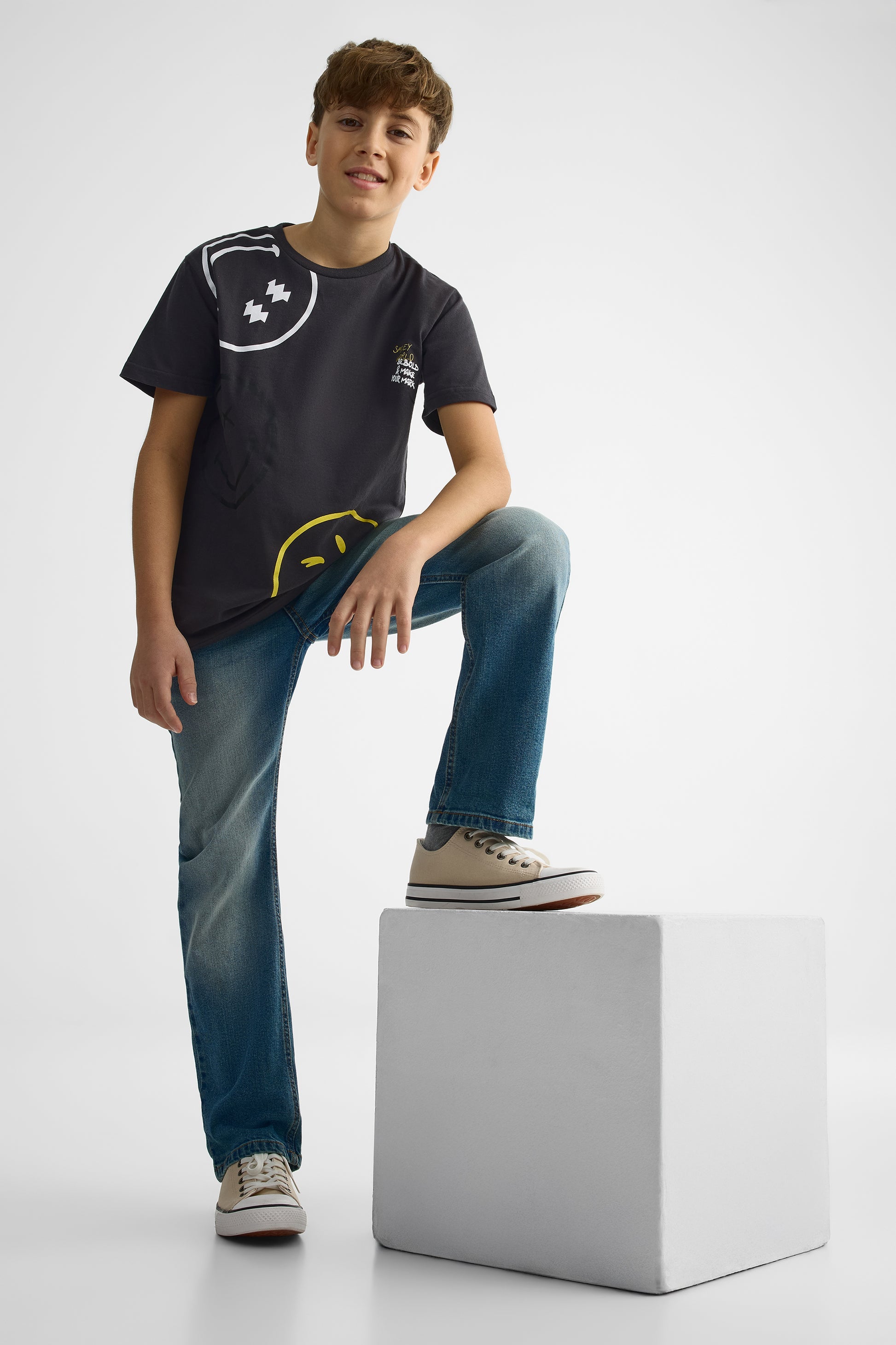 Smiley World graphic t-shirt - Teen boy