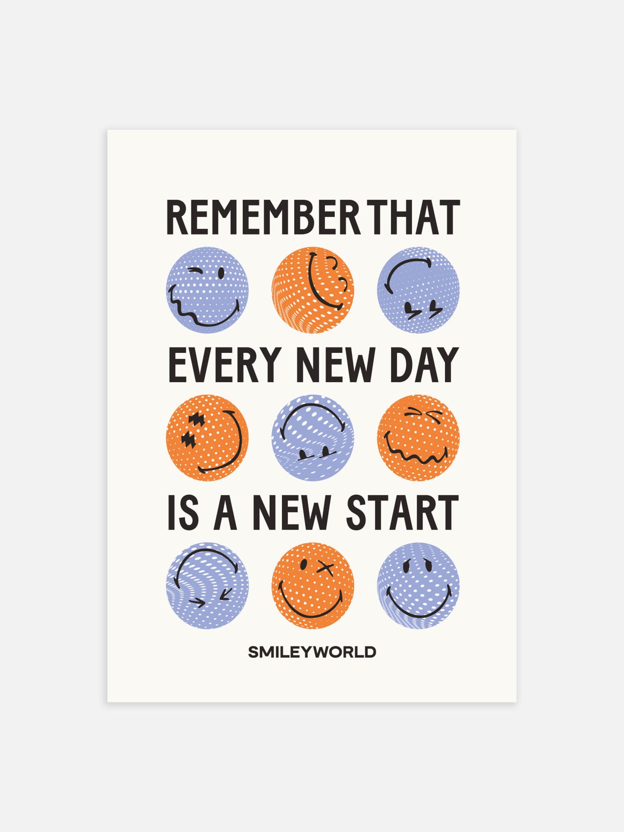 SmileyWorld® x Postery a New Start Poster