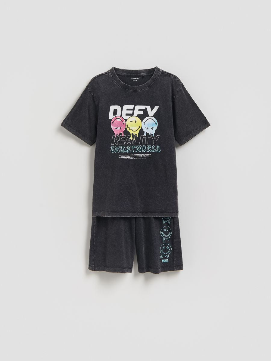 SmileyWorld® cotton pyjama set