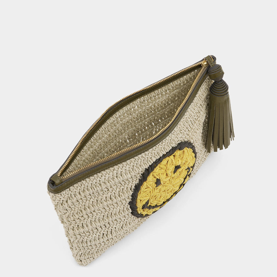 Raffia Wink Pochette – Smiley World
