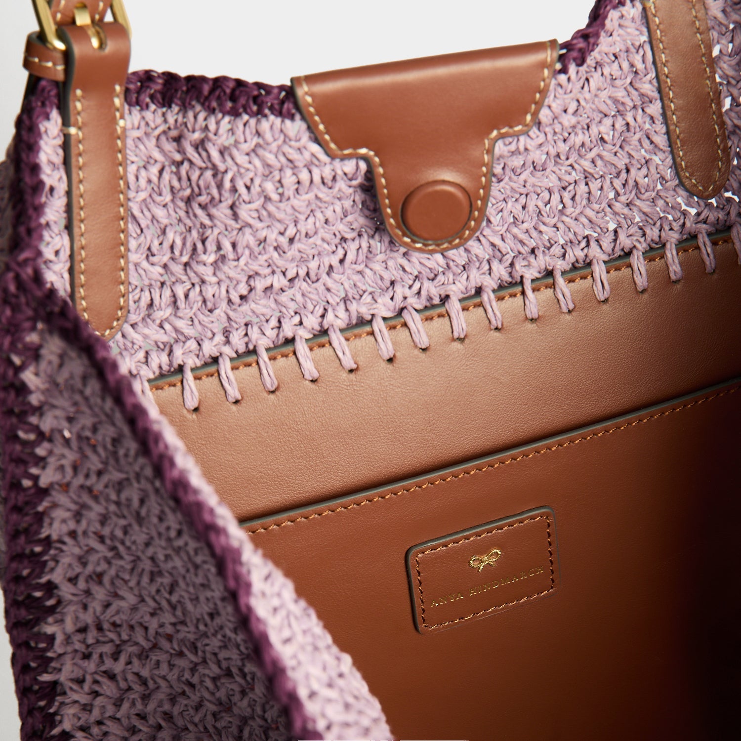 N/S Paper Raffia Wink Tote