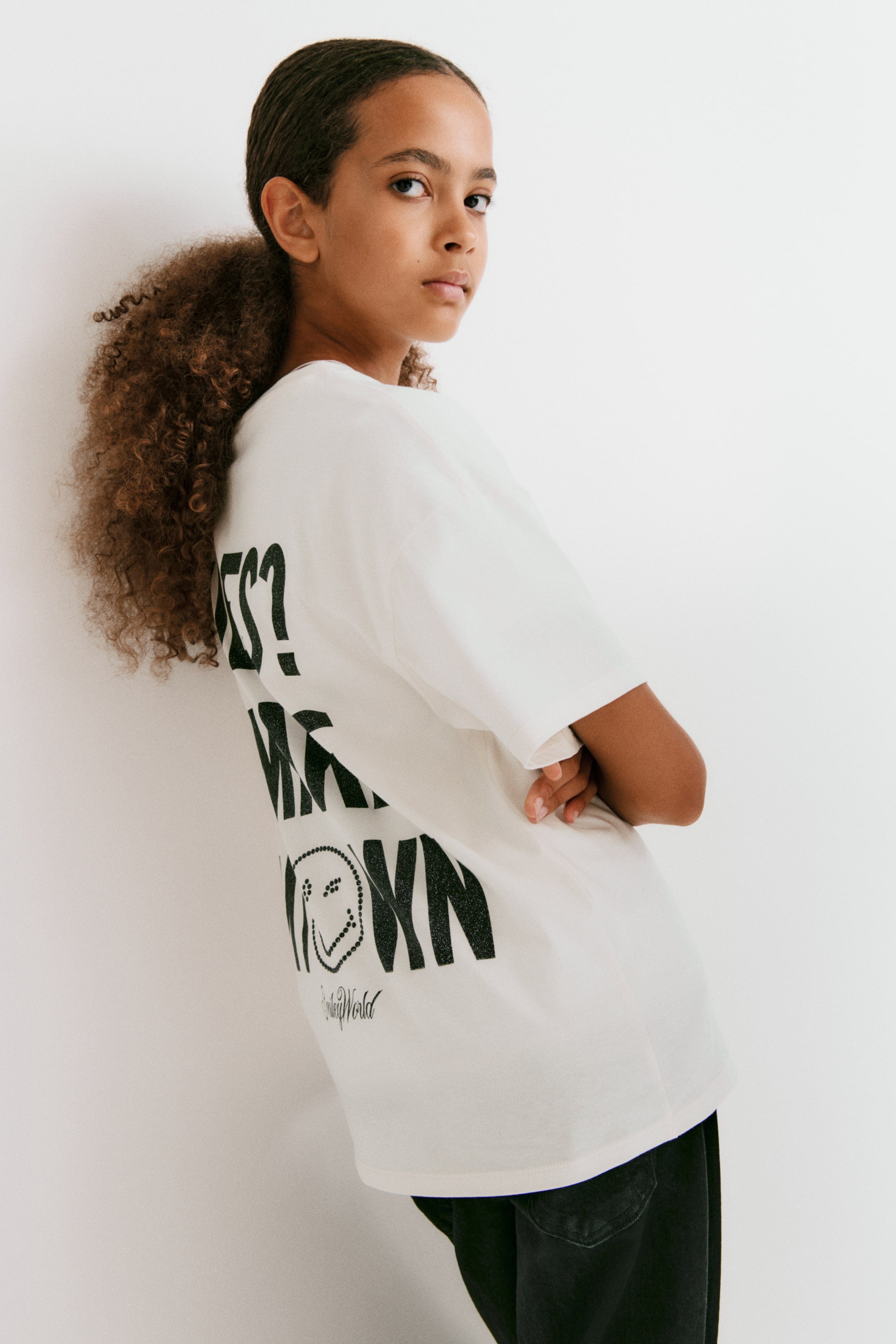Printed cotton T-shirt