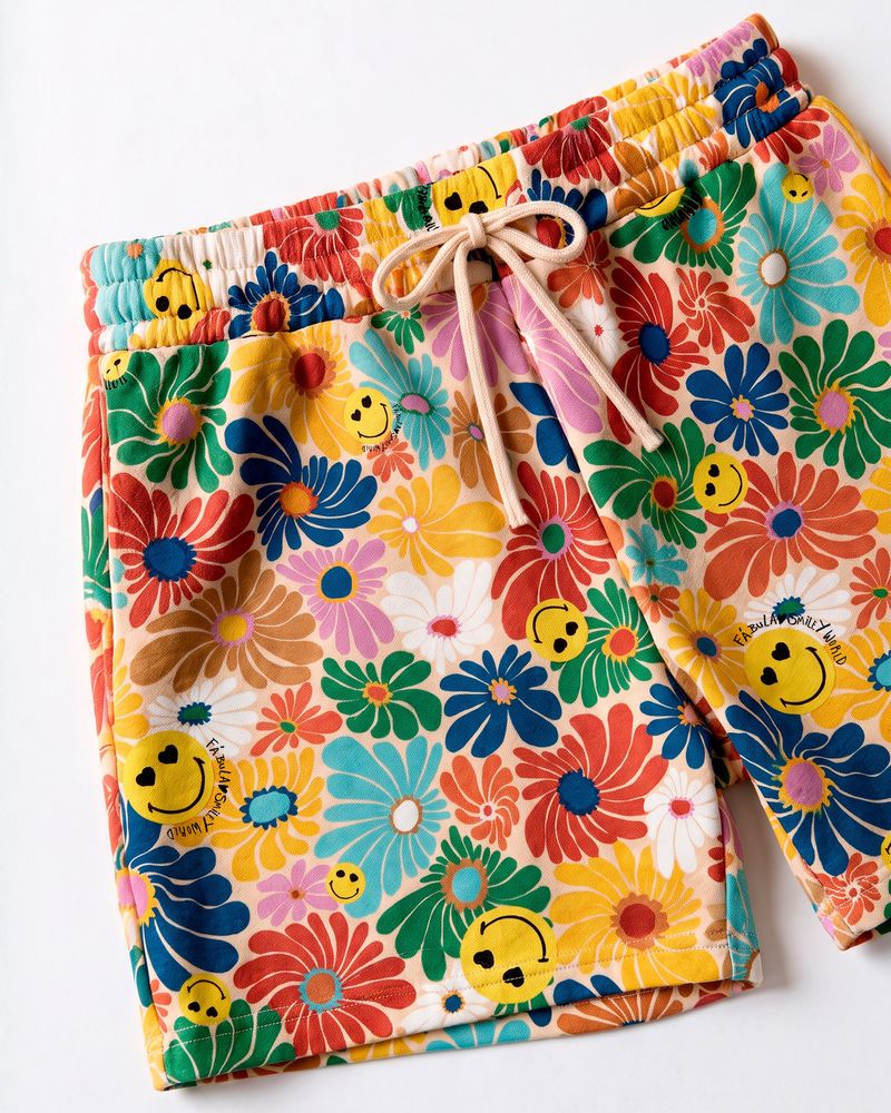 Daisy Solar Maxi Sweat Shorts Smileyworld®
