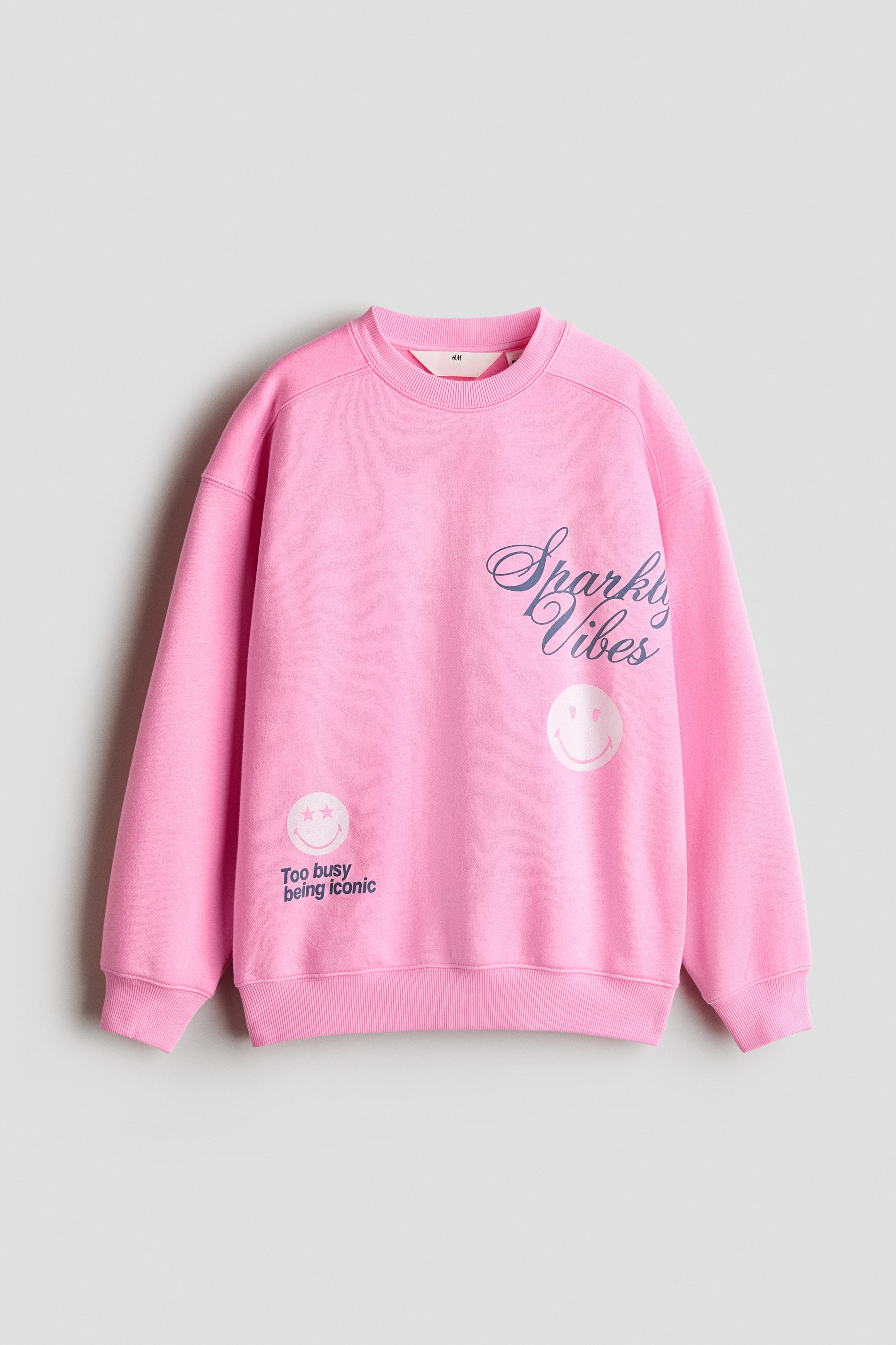 Printed brushed-inside sweatshirt
