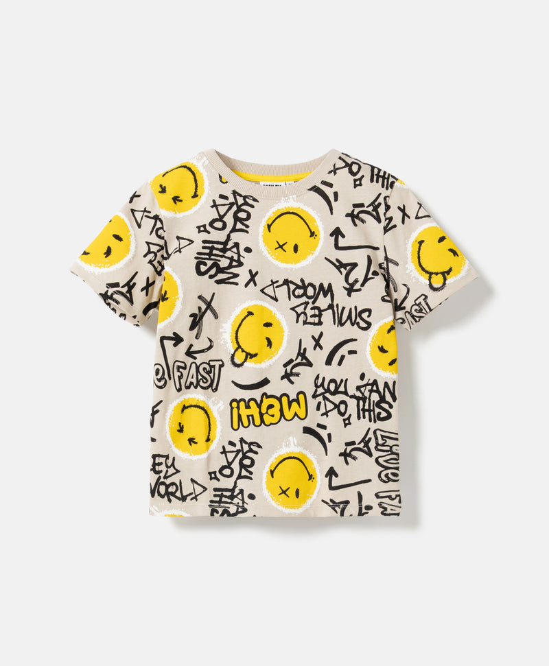 SmileyWorld® Boys' Short Sleeve T-Shirt 100% Cotton