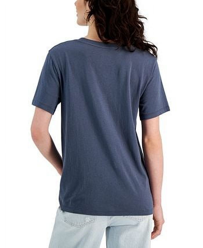 SmileyWorld Turbulence Women's Juniors' Cotton Relaxed T-Shirt, US X-Large