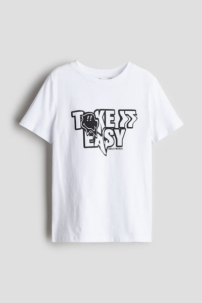 Печатная футболка - H & M | Smileyworld