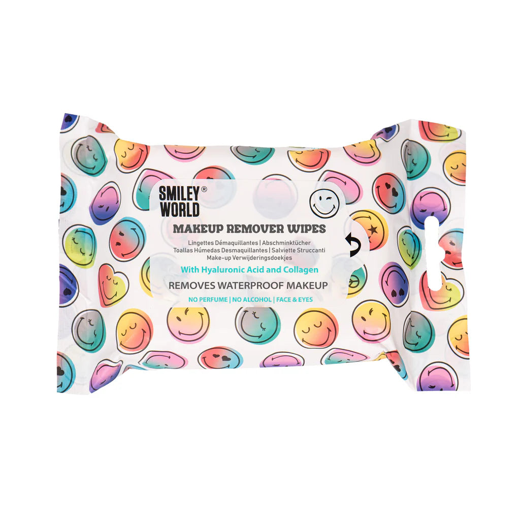 SmileyWorld® Makeup Remover Wipes – Hyaluronic Acid & Marine Collagen