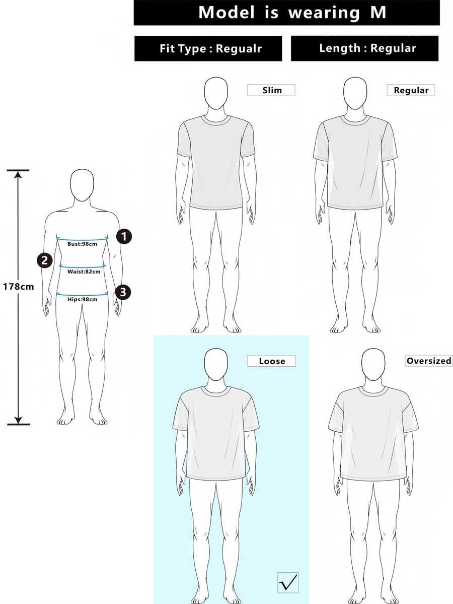 ROMWE MEN S.W.Smiley X ROMWE Men's Anime Print Short Sleeve T-Shirt, Suitable For Spring And Summer