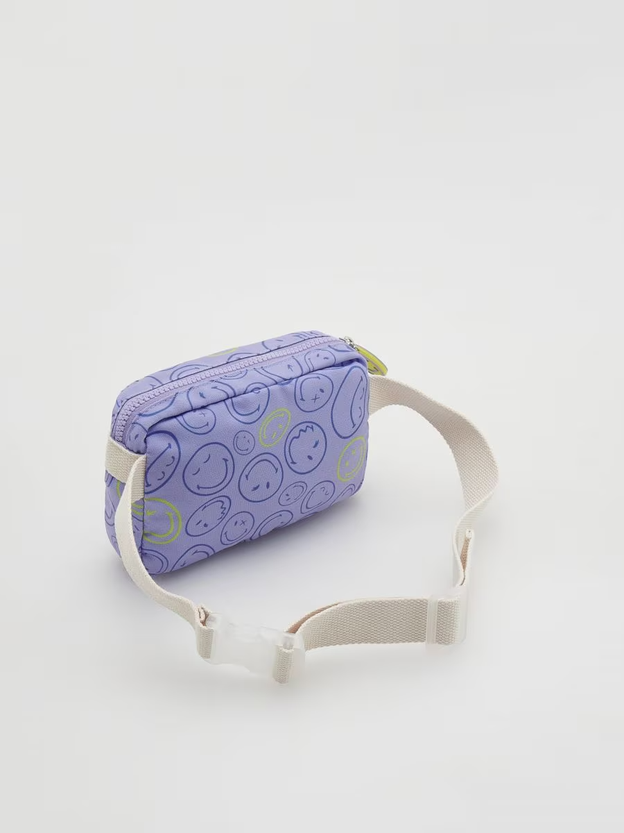 バッグ Happy world Stylish Belt Bag with SmileyWorld® Motif and Dual Zips