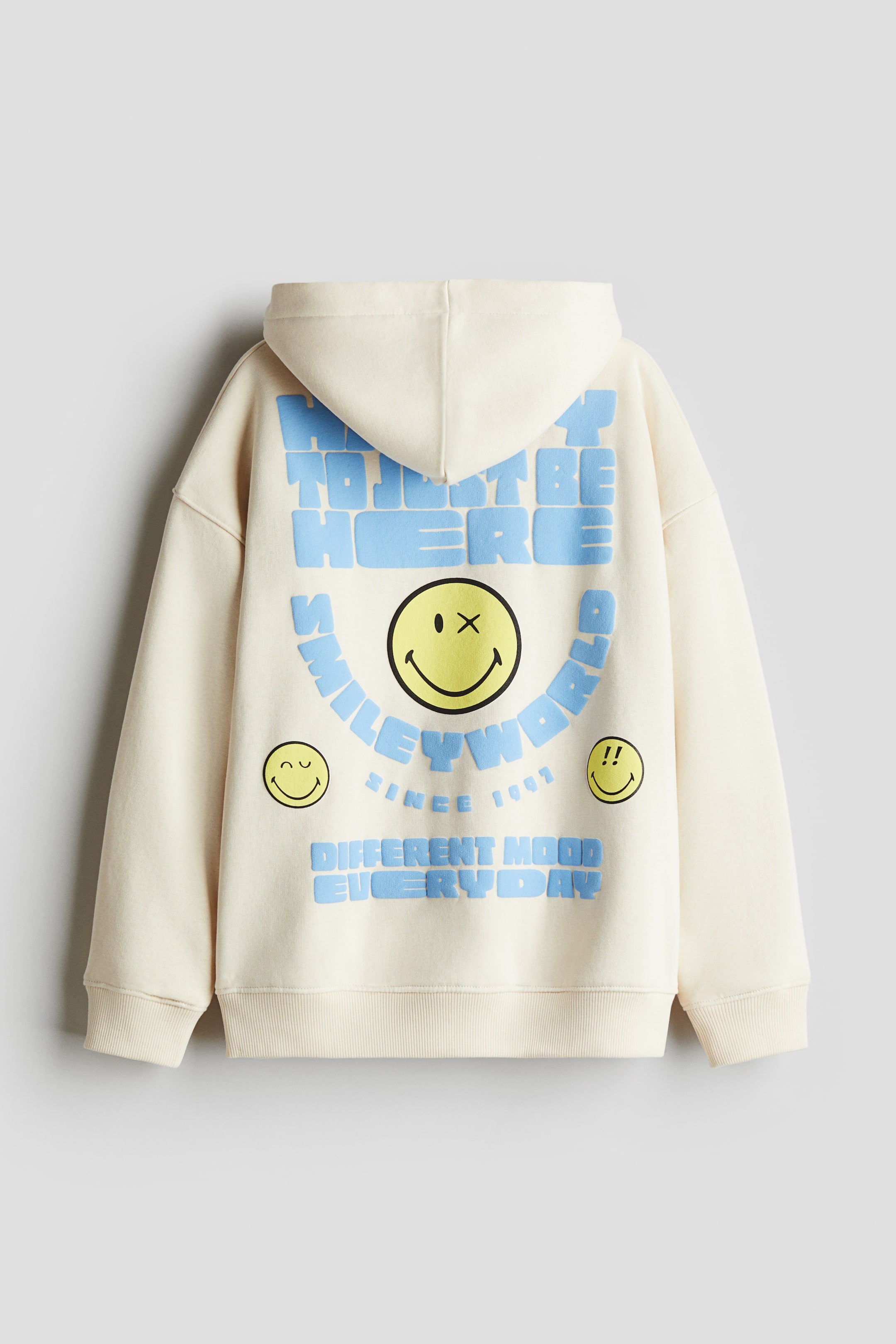 Motif-Detail Hoodie - H&M | SmileyWorld